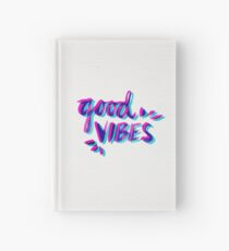 Good Vibes – Magenta & Cyan Hardcover Journal
