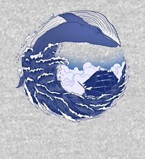 The great whale Kids Pullover Hoodie