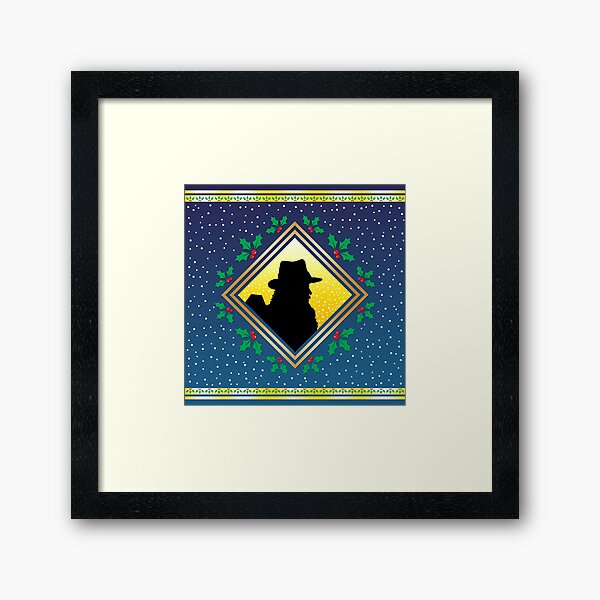 Cole Hawlings Arctic Blue Fresco Framed Art Print