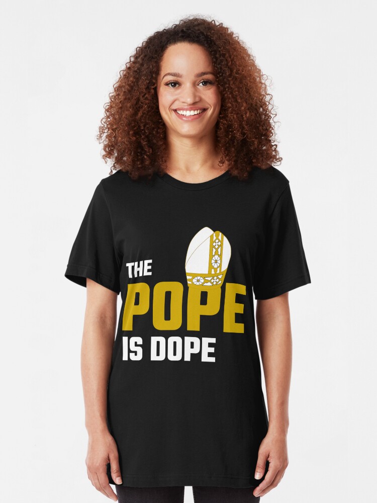 pope smokes dope t shirt