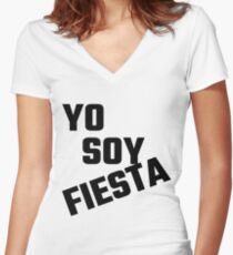 Yo Soy Fiesta Women's Fitted V-Neck T-Shirt