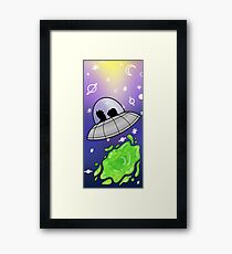 Galaxy travels Framed Print