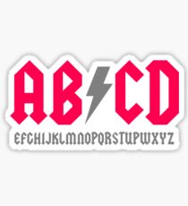 Abcd Parody Sticker
