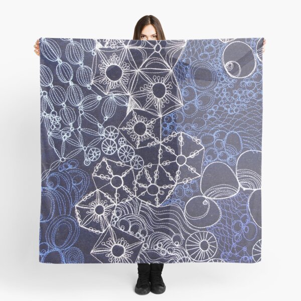 Rock Pool Blue Scarf