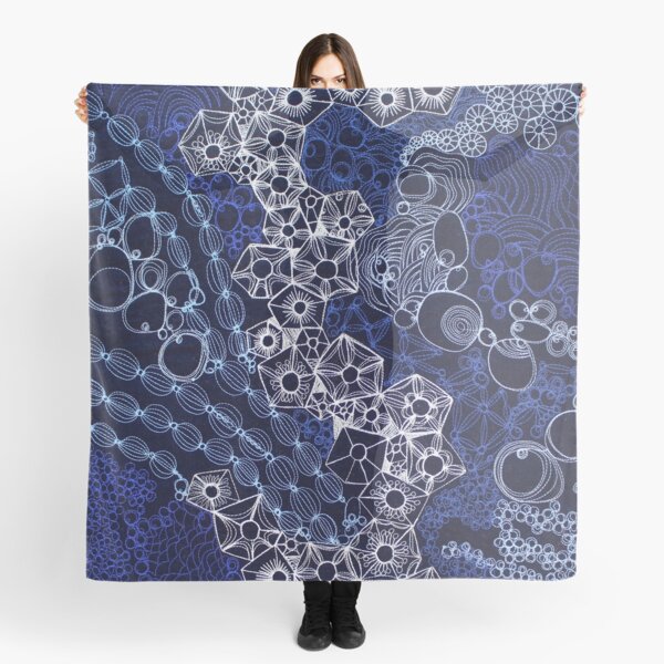 Rock Pool Blue #1 Scarf