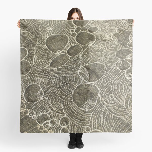 Rock Pool Grey Scarf