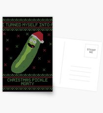 I'm a Christmas pickle Morty!!! (Rick & Morty) Postcards