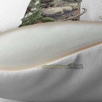Alternate view of The Country Mouse and the City Mouse Floor Pillow