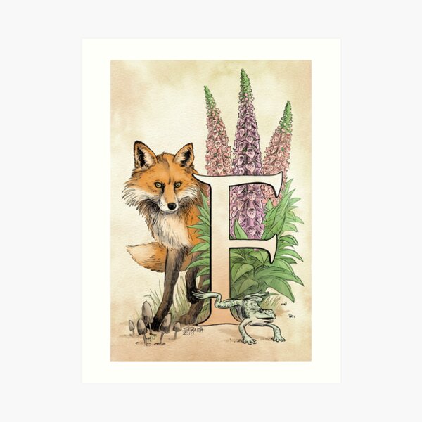 F is for... Art Print