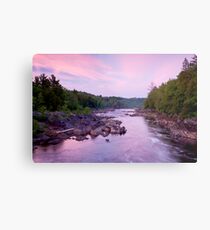 Sunset On The River Metal Print