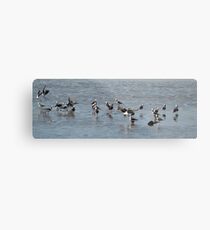 A family of Stilts Metal Print