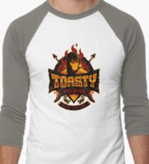 Toasty BBQ Shack Men's Baseball ¾ T-Shirt