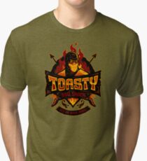Toasty BBQ Shack Tri-blend T-Shirt