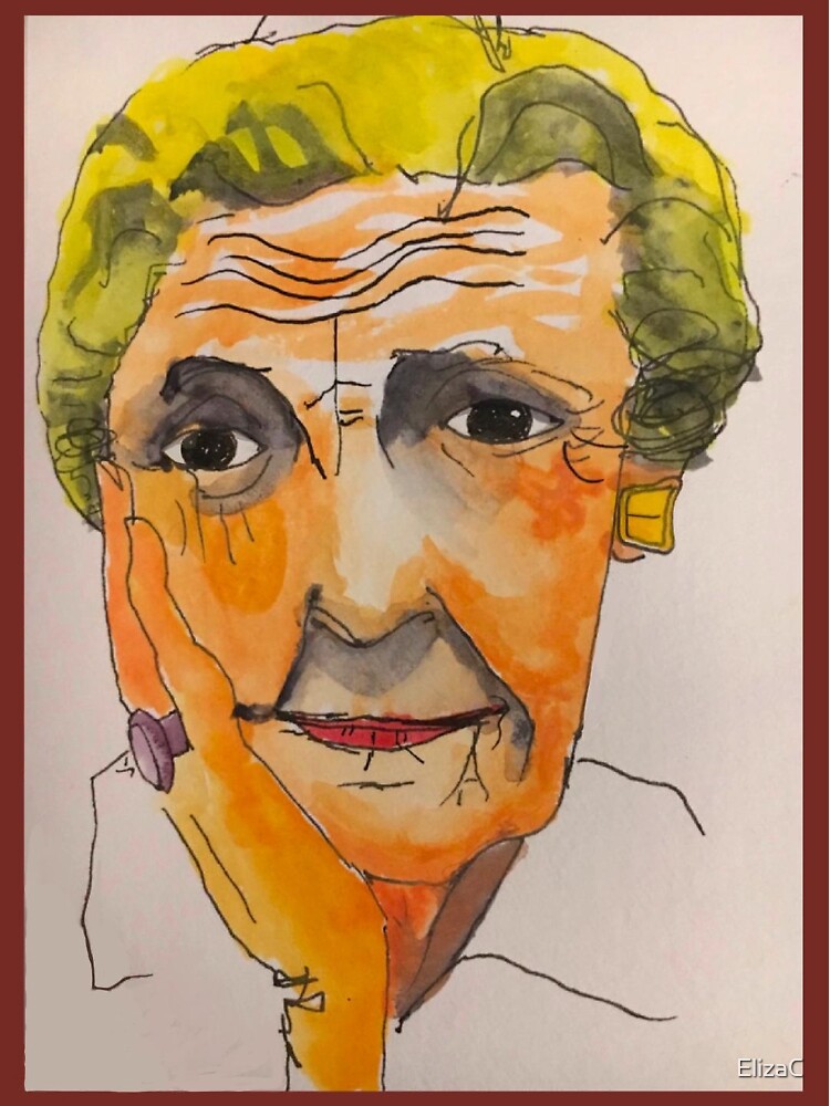 Sighing Grandma by ElizaC