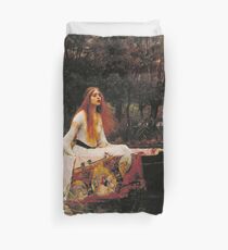 The Lady of Shallot - John William Waterhouse Duvet Cover