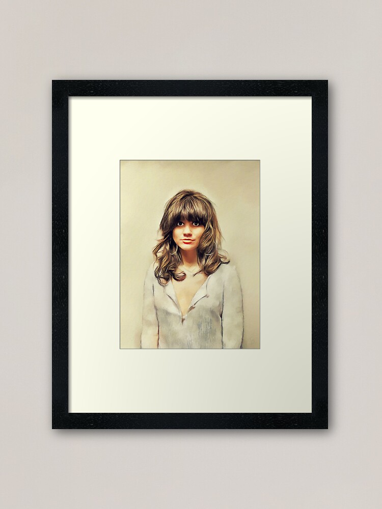Alternate view of Linda Ronstadt, Music Legend Framed Art Print
