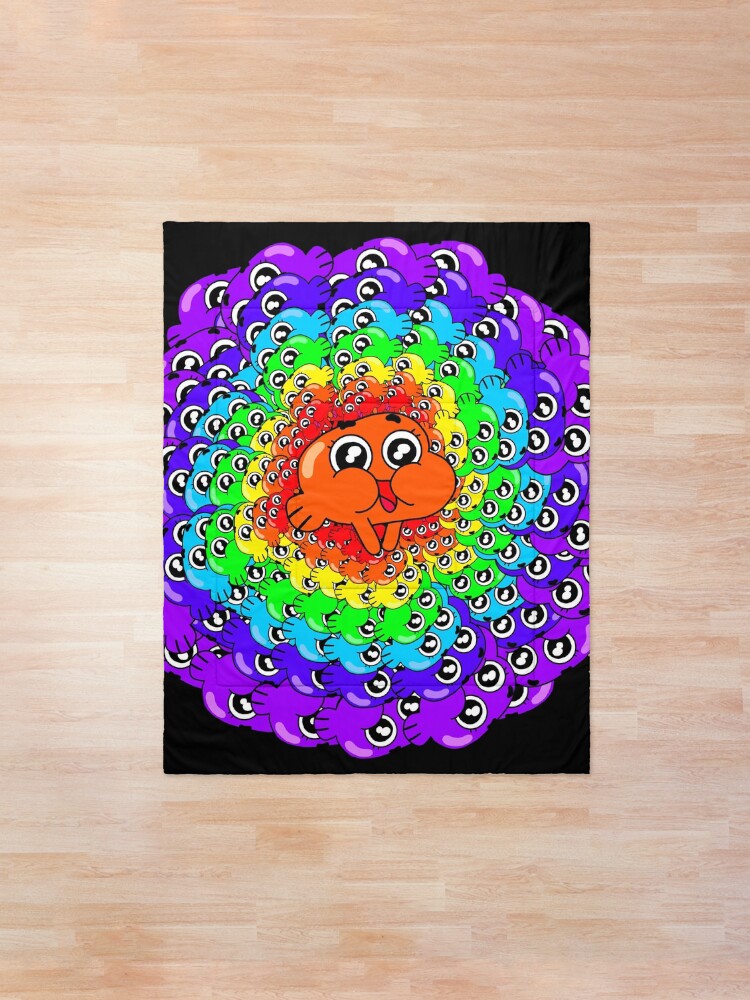 Alternate view of Psychedelic Darwin Watterson Comforter