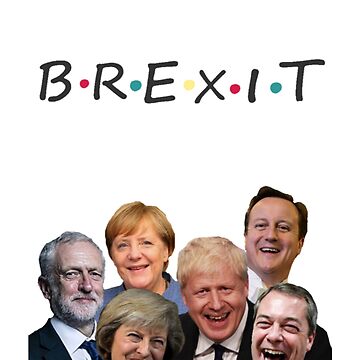 Artwork thumbnail, Brexit  Nigel farage and friends, general election 2019 by Optimisticink