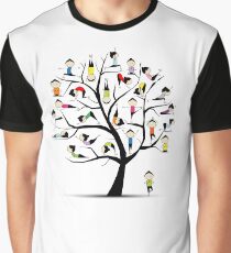 Yoga practice, tree concept Graphic T-Shirt