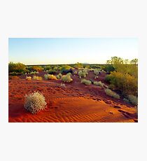 Red sands of the outback , Australia Photographic Print