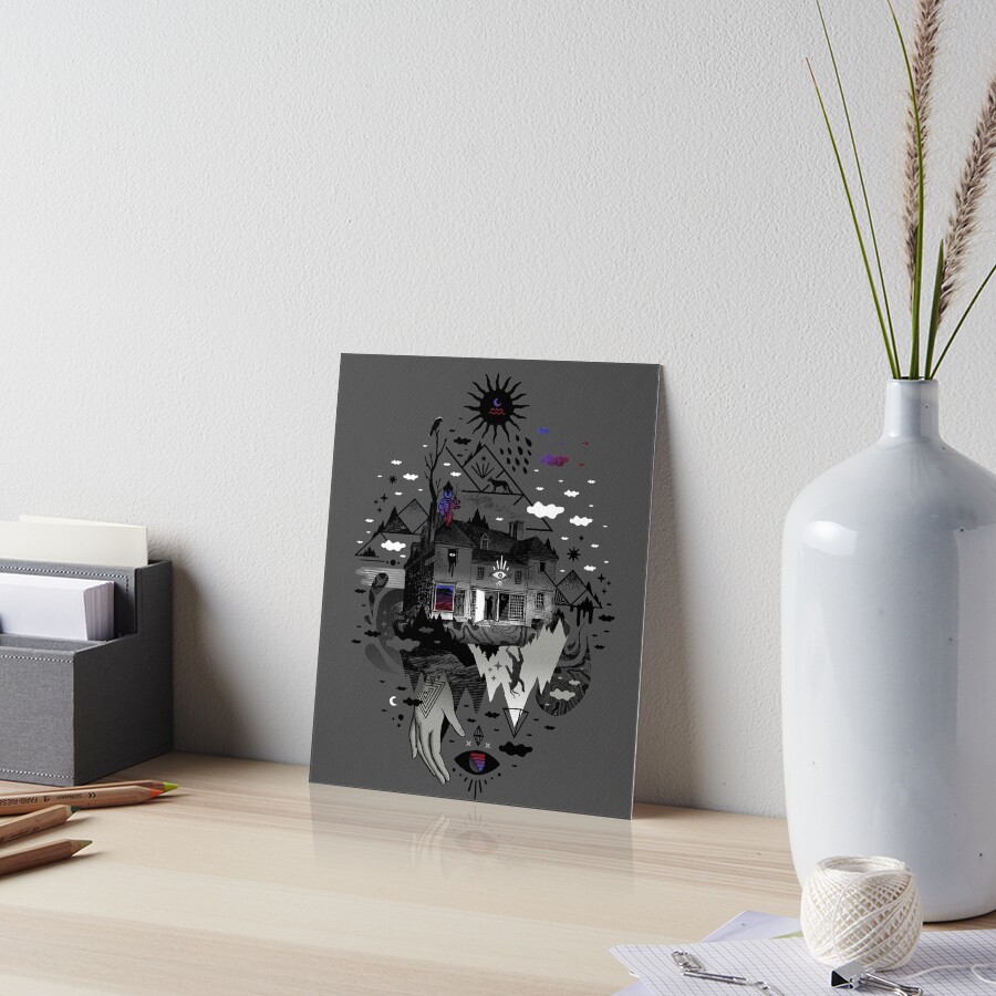 House is Not a Home Art Board Print