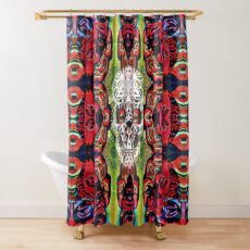 Pareidolia Shower Curtain