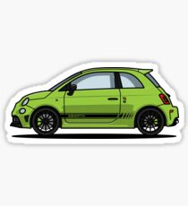Abarth 595 Green Sticker