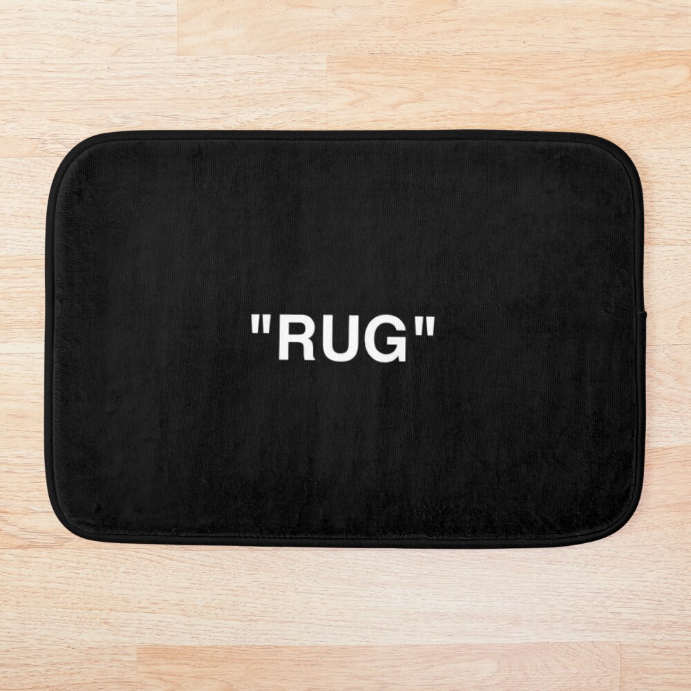 "RUG" Bath Mat