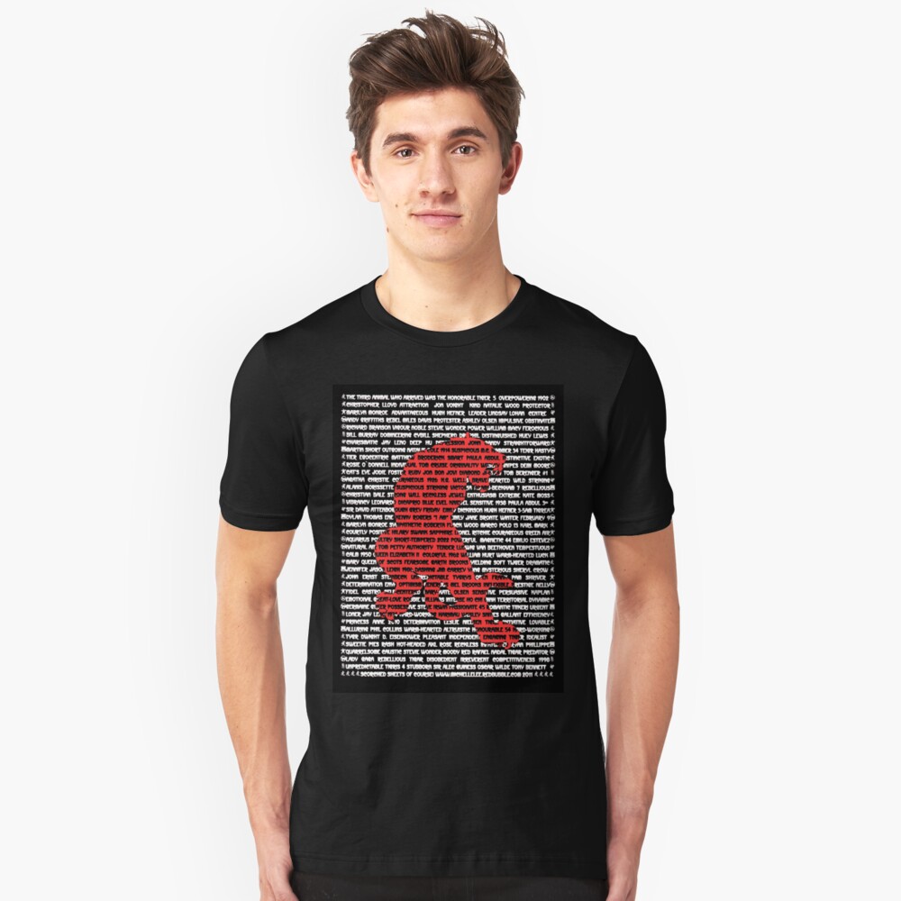 "The Year Of The Tiger" Clothing Slim Fit T-Shirt