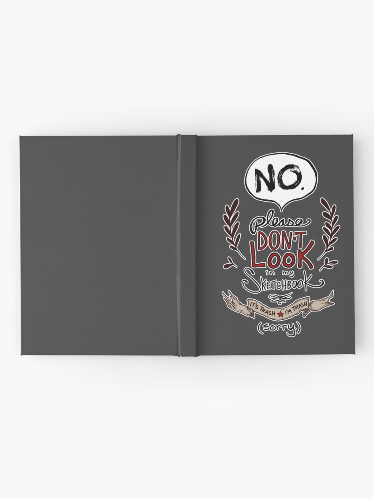 Alternate view of Please Don't Look in my Sketchbook Hardcover Journal