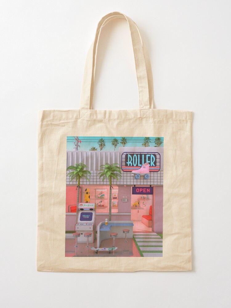 Alternate view of Roller Skate Nostalgia Tote Bag