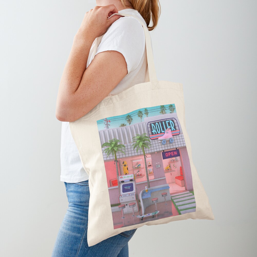 Roller Skate Nostalgia Tote Bag