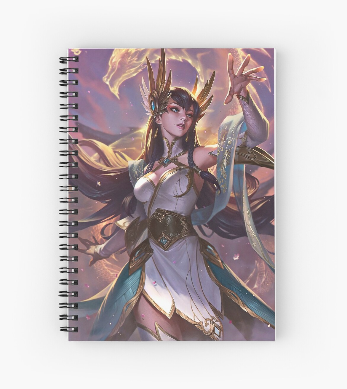 Divine Sword Irelia Splash Art League Of Legends Spiral Notebook By Challengerb Redbubble