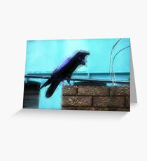 Urban Raven 1 Greeting Card