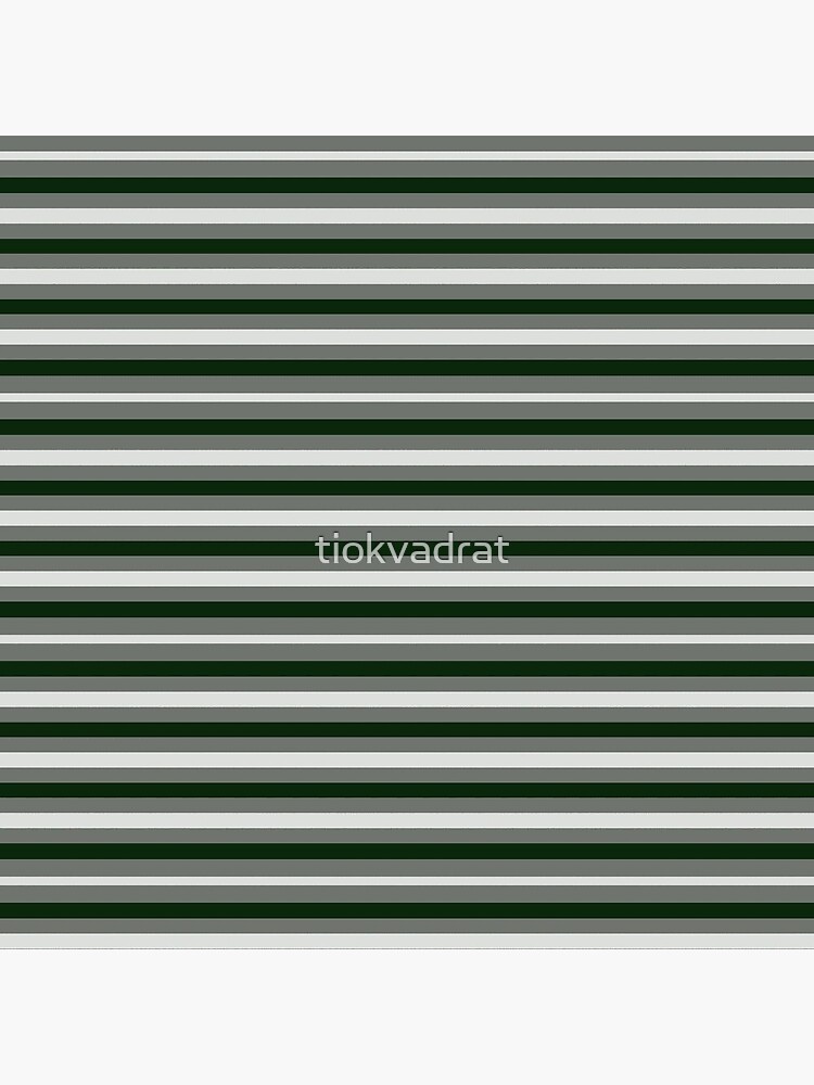 Dinner Stripes - Deep Green by tiokvadrat