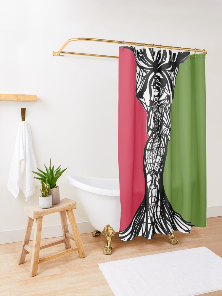 Alternate view of PanAfrican Woman Within Shower Curtain