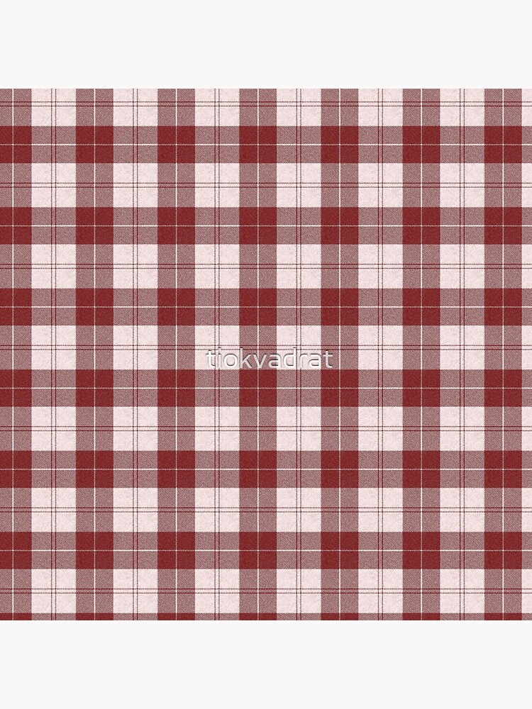 Rich Tartan - Red by tiokvadrat