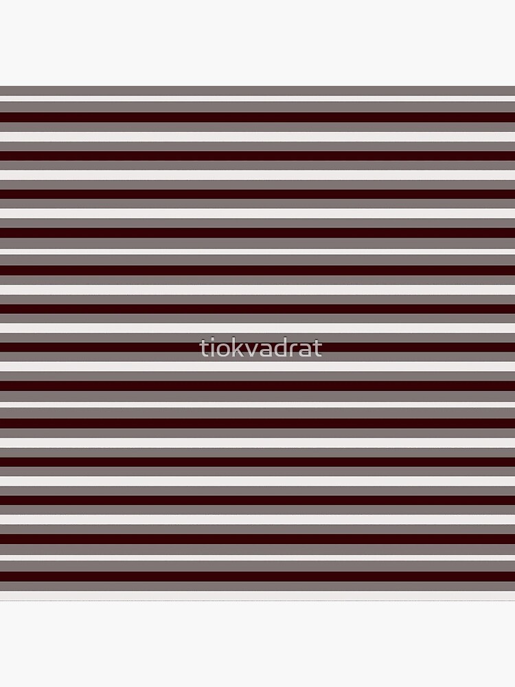 Dinner Stripes - Deep Red by tiokvadrat