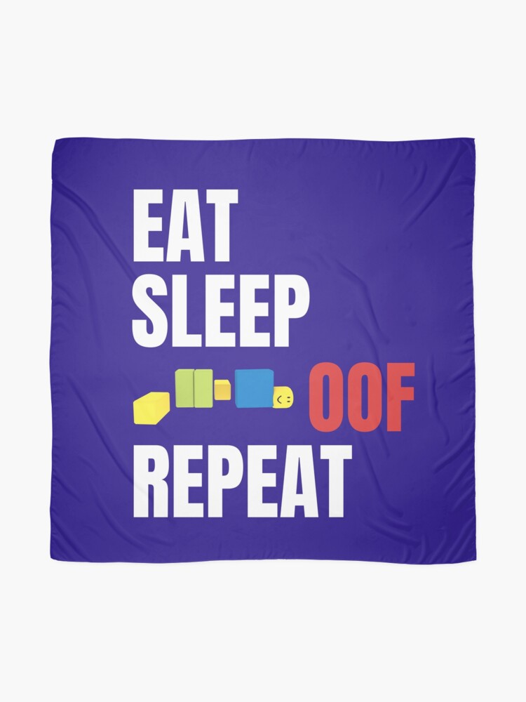 Roblox Oof Gaming Noob Scarf By Smoothnoob Redbubble - roblox gift throw blanket by minimalismluis redbubble