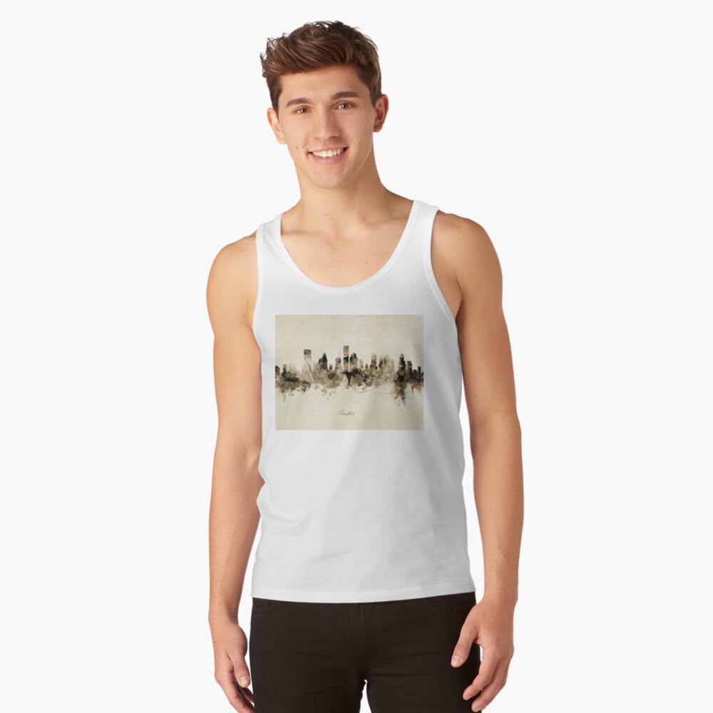 Houston Texas Skyline Tank Top