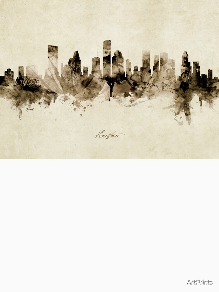 Houston Texas Skyline by ArtPrints
