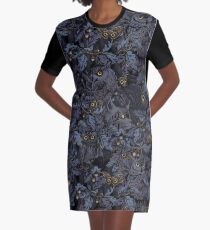Fit In (moonlight blue) Graphic T-Shirt Dress
