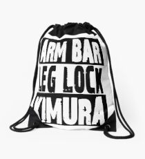 Jiu Jitsu - Arm Bar, Leg Lock, Kimura Drawstring Bag