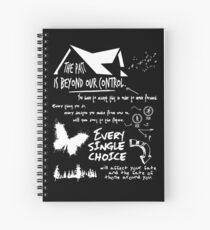 THE PAST IS BEYOND OUR CONTROL Spiral Notebook