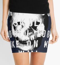 I Wonder What Your Skull Would Look Like On My Wall Mini Skirt