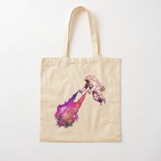 Shooting Stars - the astronaut artist Cotton Tote Bag