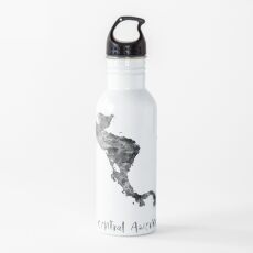 Central America map Water Bottle