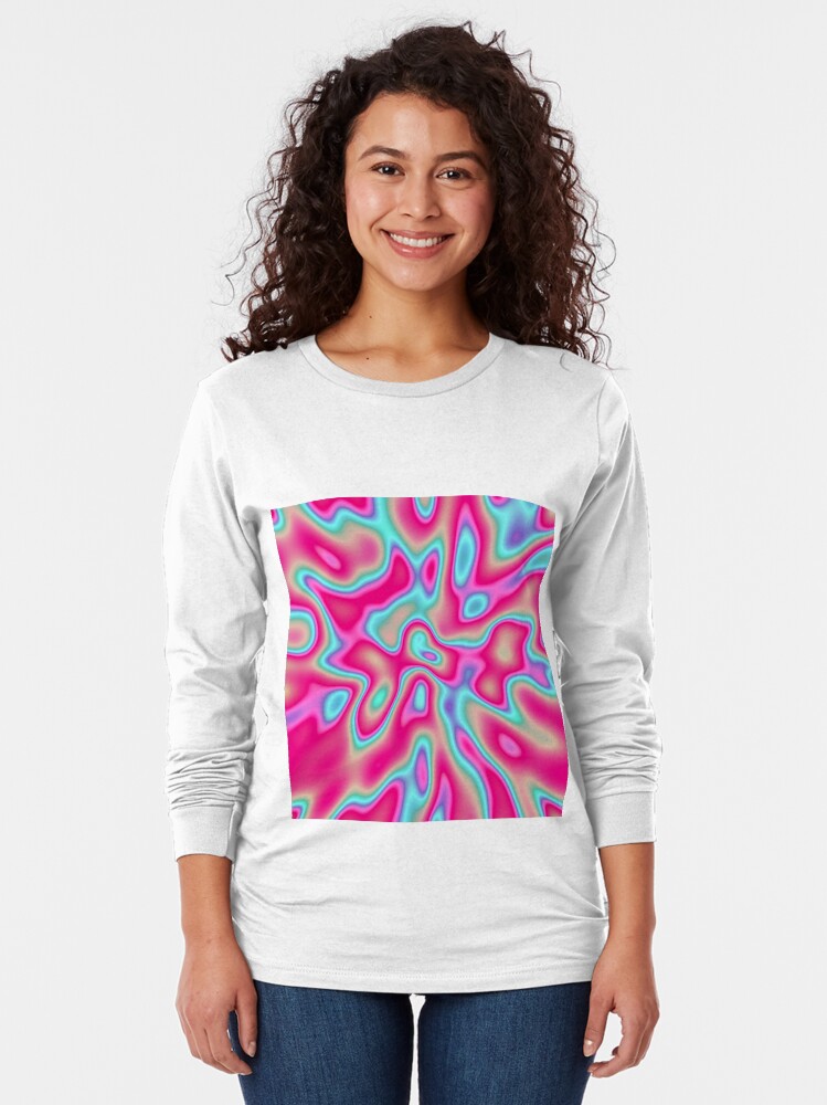 Alternate view of Abstract random colors #4 Long Sleeve T-Shirt