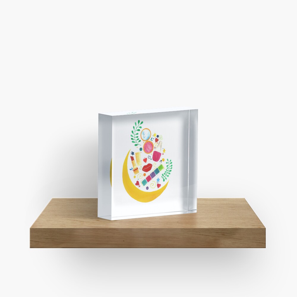 Makeup dreamy night Acrylic Block