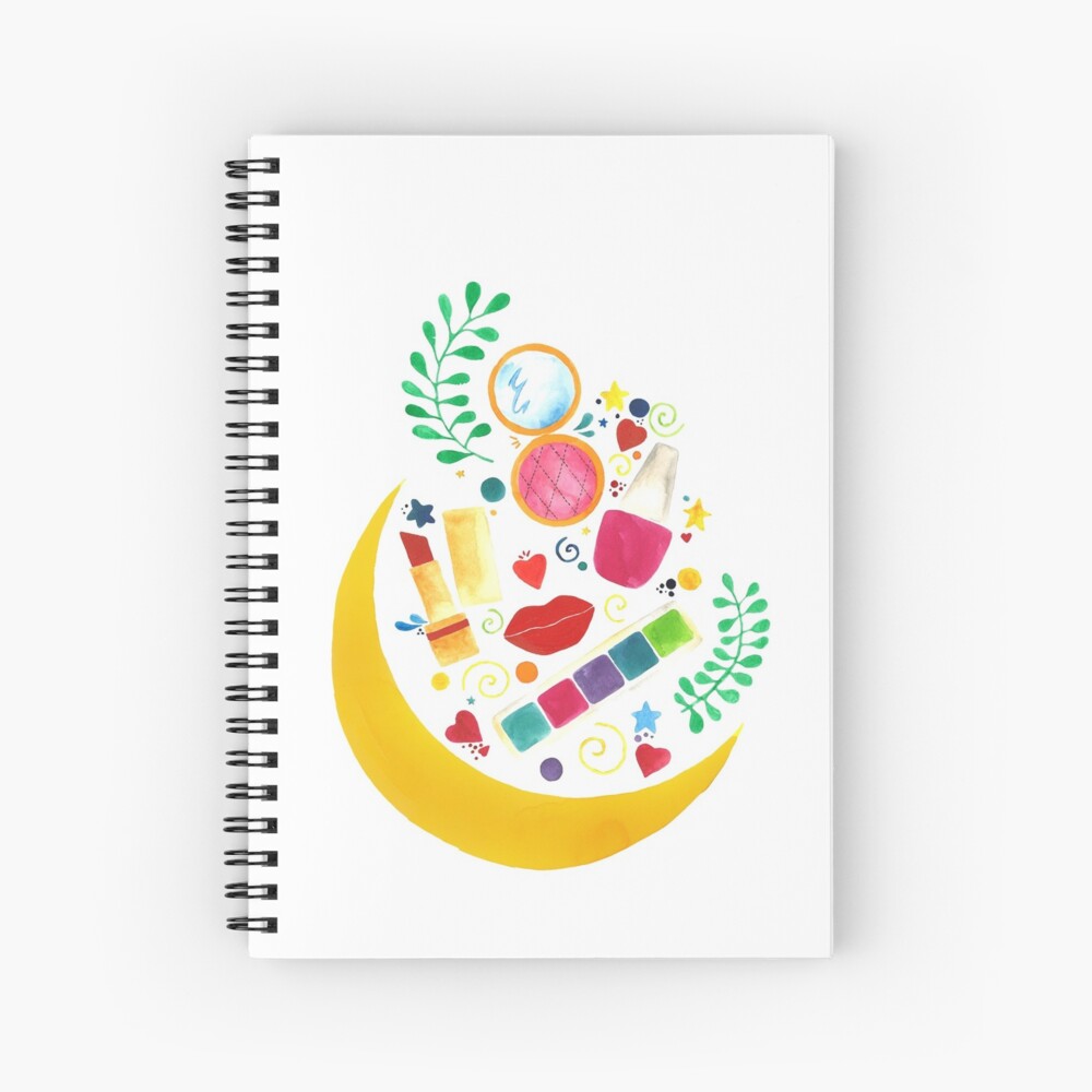 Makeup dreamy night Spiral Notebook